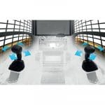 Minicargador Bull AV490 joystick para carga y desplazamiento